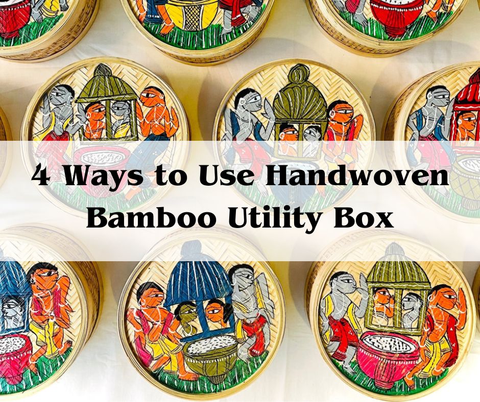 4 ways to use handwoven bamboo utility box 