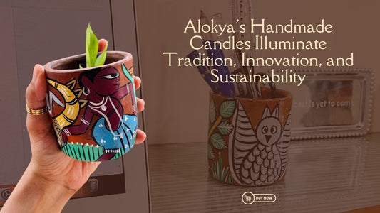 Alokya's Handmade Candles Illuminate Tradition, Innovation, and Sustainability