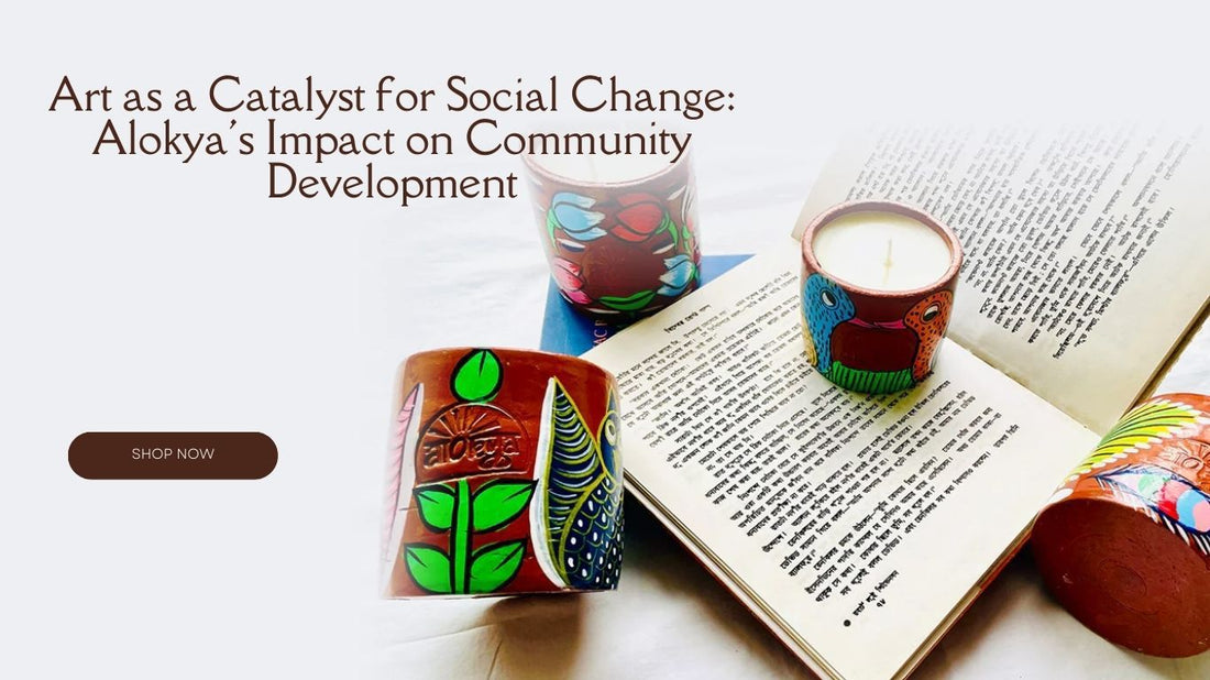 Art as a Catalyst for Social Change: Alokya's Commitment to Community Development