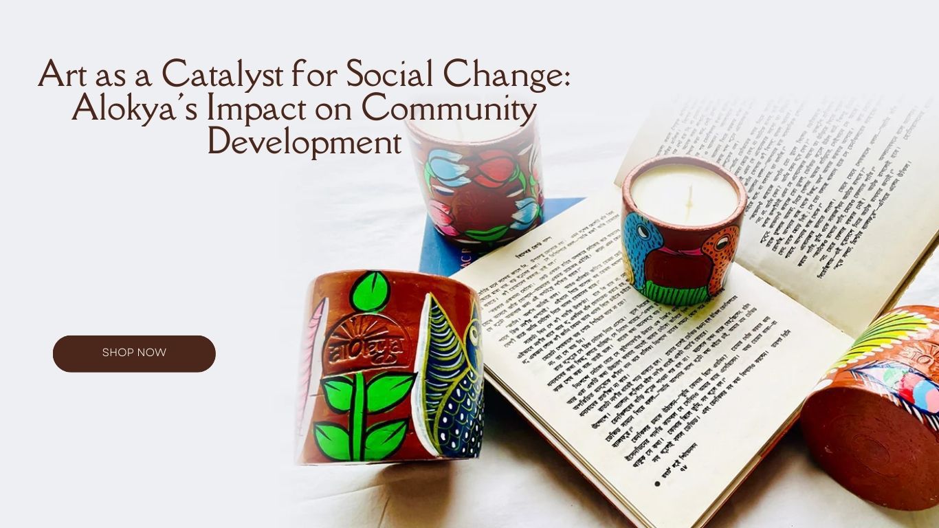 Art as a Catalyst for Social Change: Alokya's Commitment to Community Development