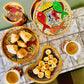 Leher Hamper 4 | Round Wooden Platter X Moon Wooden Platter