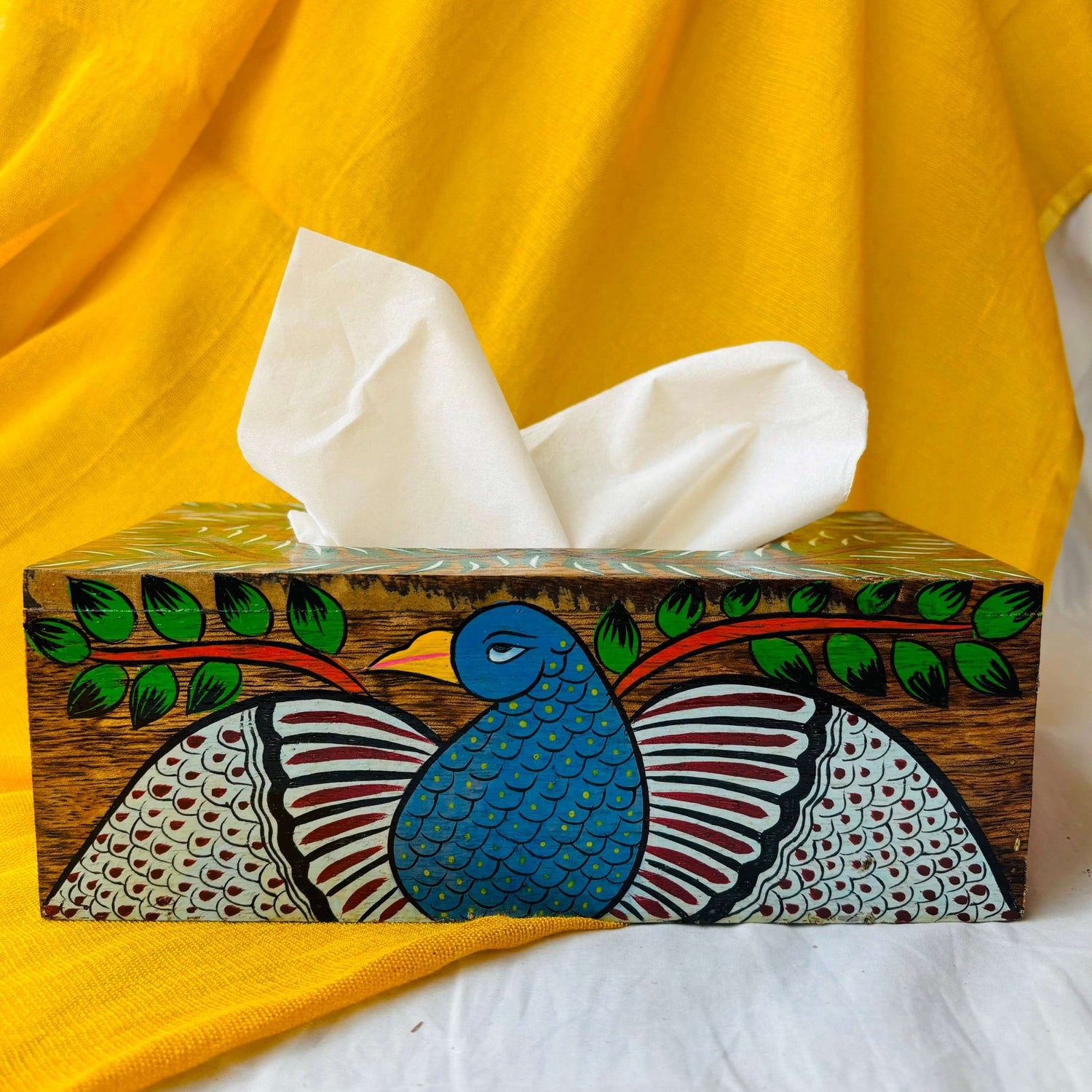 Wood Tissue Box – Alokya
